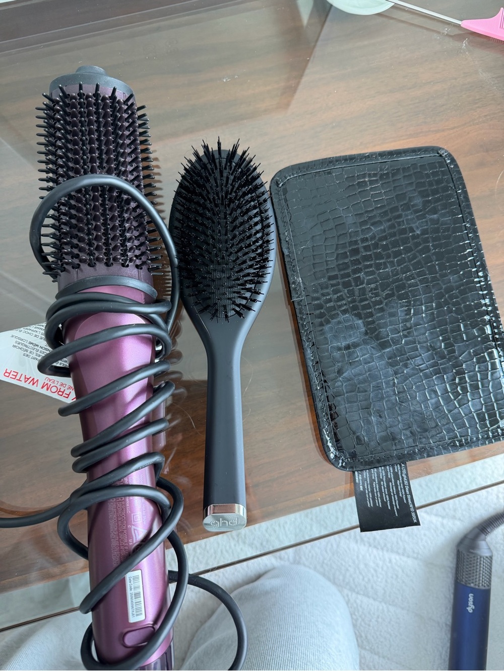 GHD DUET BLOWDRY HAIR DRYER BRUSH GIFT SET IN BLACK